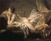 Francois Boucher reclining girl France oil painting artist